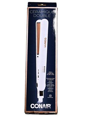 CONAIR | Double Ceramic Hair Straightener Flat Iron 1 inch ( 25 mm )